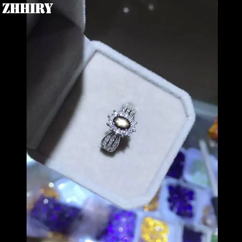 Женское кольцо из серебра 925 пробы с натуральным сапфиром|ring|fine jewelry |
