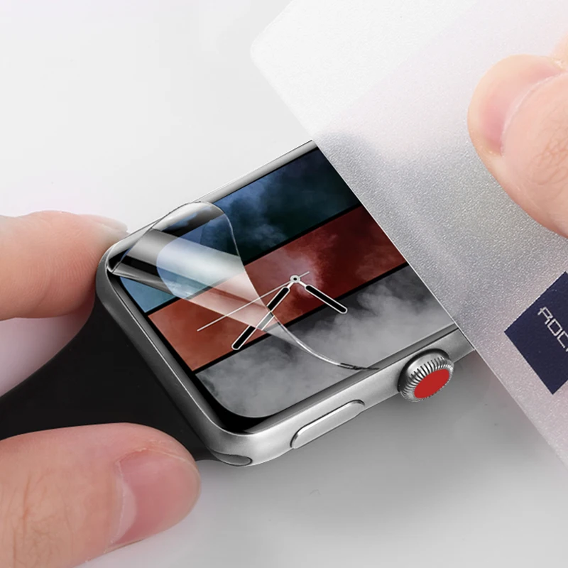 Ремешок для apple watch band 44 мм 40 мм correa iwatch band 42 мм 38 мм 10D HD защитная пленка для экрана apple watch 5 4 3 2 1