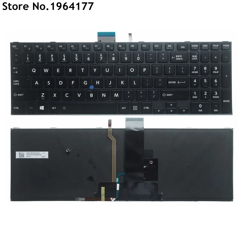 

New For Toshiba Satellite Pro R50-C Tecra A50-C Z50-C A50-C1510 A50-C1520 US Backlit keyboard
