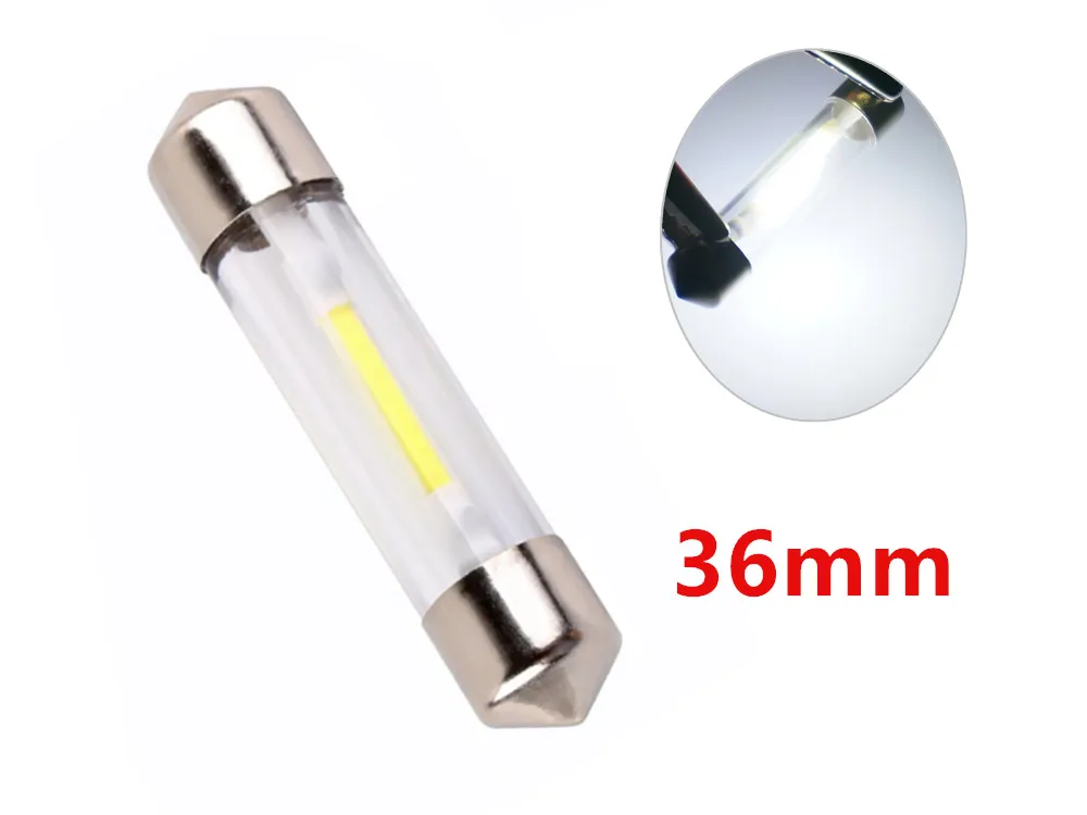 Автомобильные светодиодные лампы C5W COB 2 шт. 36 мм 12 В|c5w cob|car led bulblight source |
