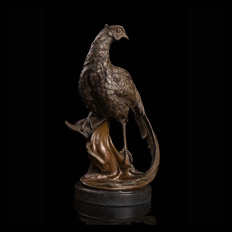 ArtsHom DW 044 Птицы бронза Art Украшение Бронзовая птица на дереве статуя Скульптура
