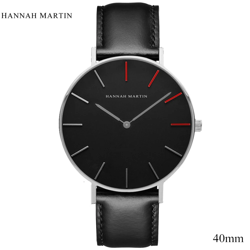 1230H5 Size 40mm Женские кожаные часы, женские золотые часы, известный бренд, милые женские часы, кварцевые наручные часы, модные часы, черный бренд, Montre Femme - Цвет: 1230H5 Size 40mm