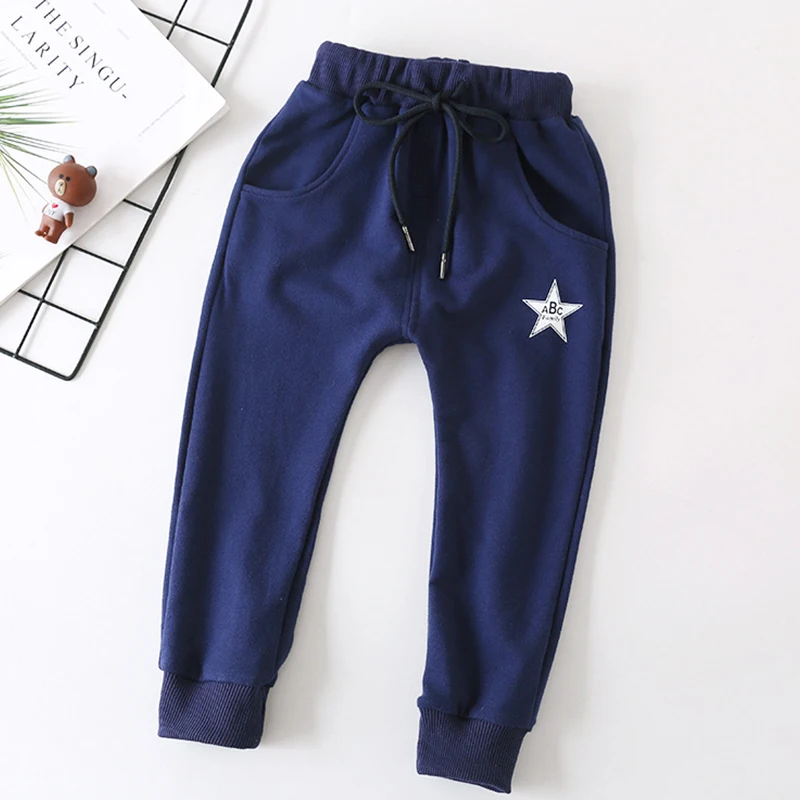 Baby boy girl clothes pants solid color sports style trousers soft comfortable loose cotton spring fall kids | Детская одежда и