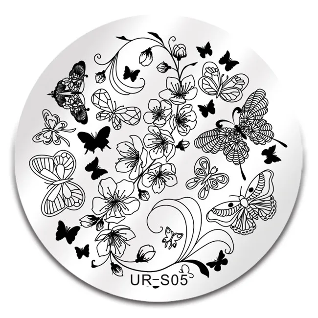 UR-S05 Ur Sugar 8 мл Блестящий штамповочный Гель-лак для ногтей цветной штамповочный Гель-лак замачиваемый УФ-Гель-лак для пластина для стемпинга для нейл-арта - Цвет: UR-S05