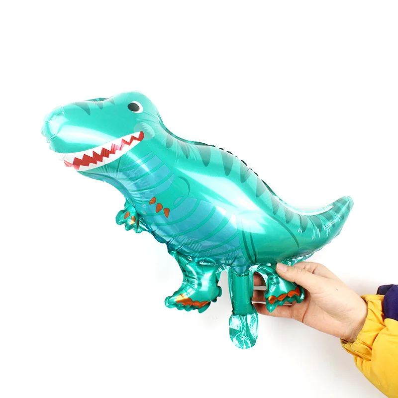 1 шт. зеленые шары с динозавром гелиевые глобусы для детей мальчиков первого дня