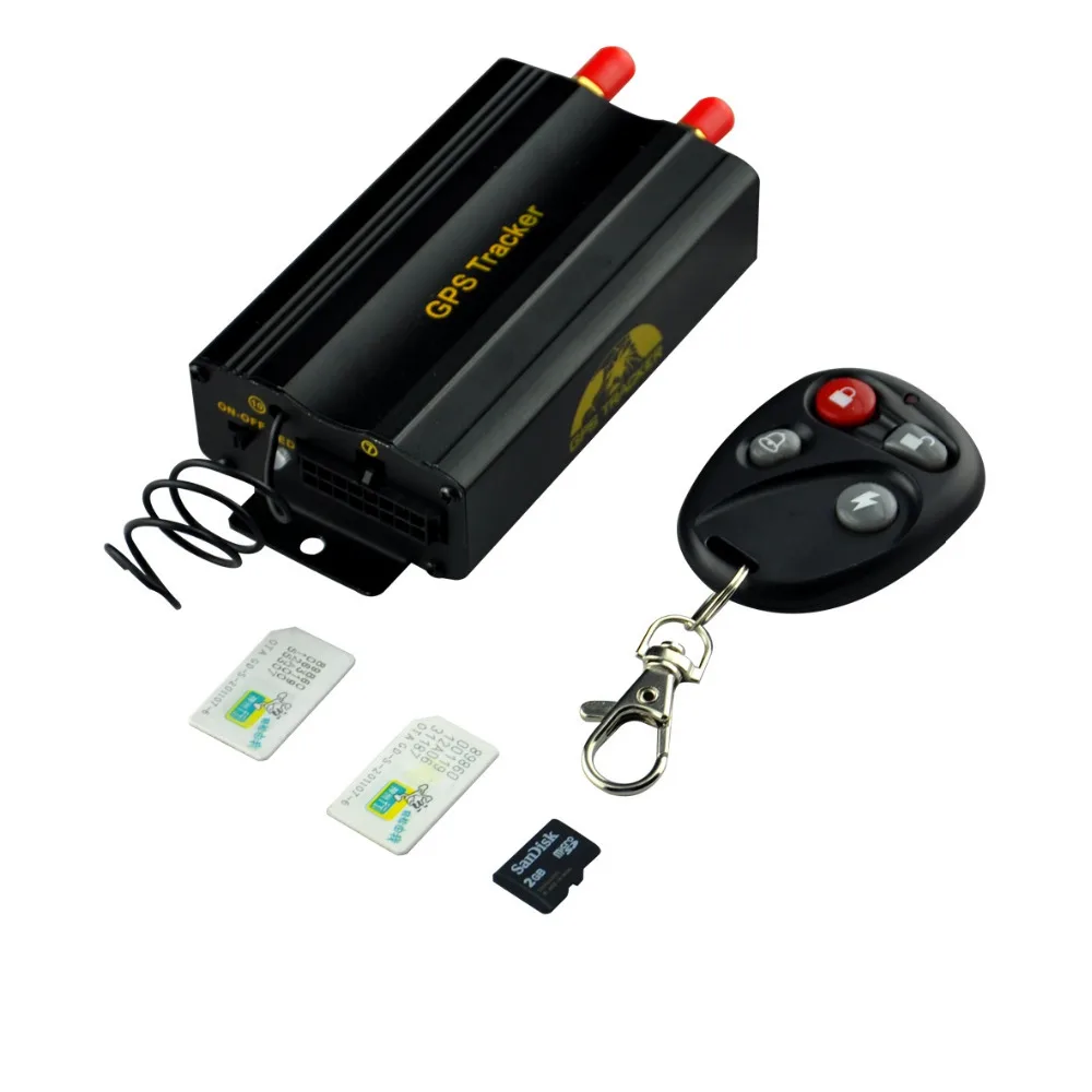 TK103B + в режиме реального времени GPS/GSM/GPRS автомобиль Поддержка блокировки и