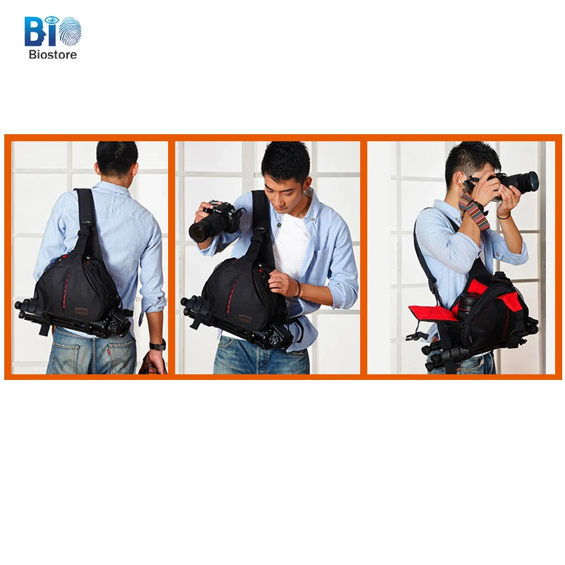 [Сумка слинг для фотоаппарата Bio Store] Рюкзак через плечо сумка цифрового