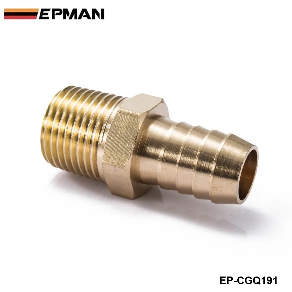 Латунный 1/2 &quotMNPT x 5/8&quot шланг Барб фитинг для BMW VW AUDI вакуумная линия/Топливный