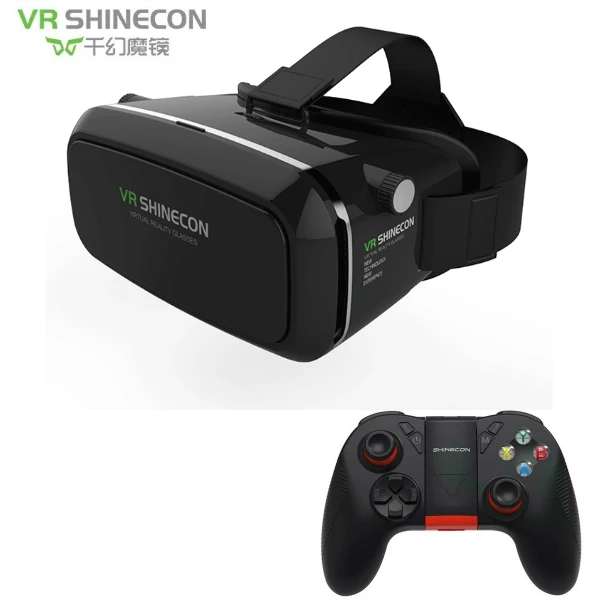 VR plus 886 remote VR Shinecon Виртуальная реальность 3D очки Google Cardboard 2,0 Pro версия VR очки VR BOX 2,0 фильм для 4,5-6,0 'смартфона - Цвет: VR plus 886 remote
