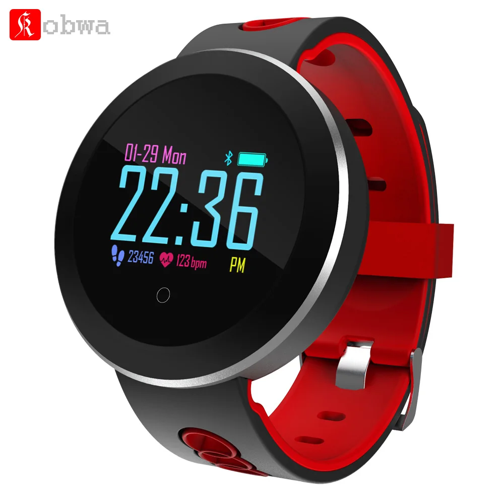 Kobwa Q8 Pro Bluetooth Смарт-браслет часы спортивный браслет пульсометр Монитор