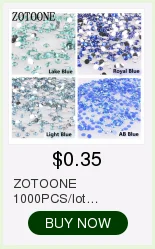 ZOTOONE 1000 шт./лот Стразы мм 3-5 мм синие кристаллы AB Камни не исправление назад железо на украшения для ногтей для одежды Shose C