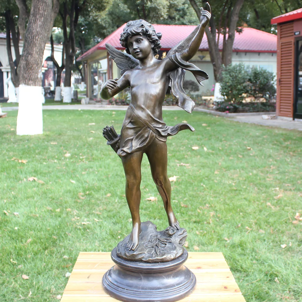 

Статуя Ангела Скульптура произведение искусства и практичное украшение украшения подарки домашний интерьер Европейский отель
