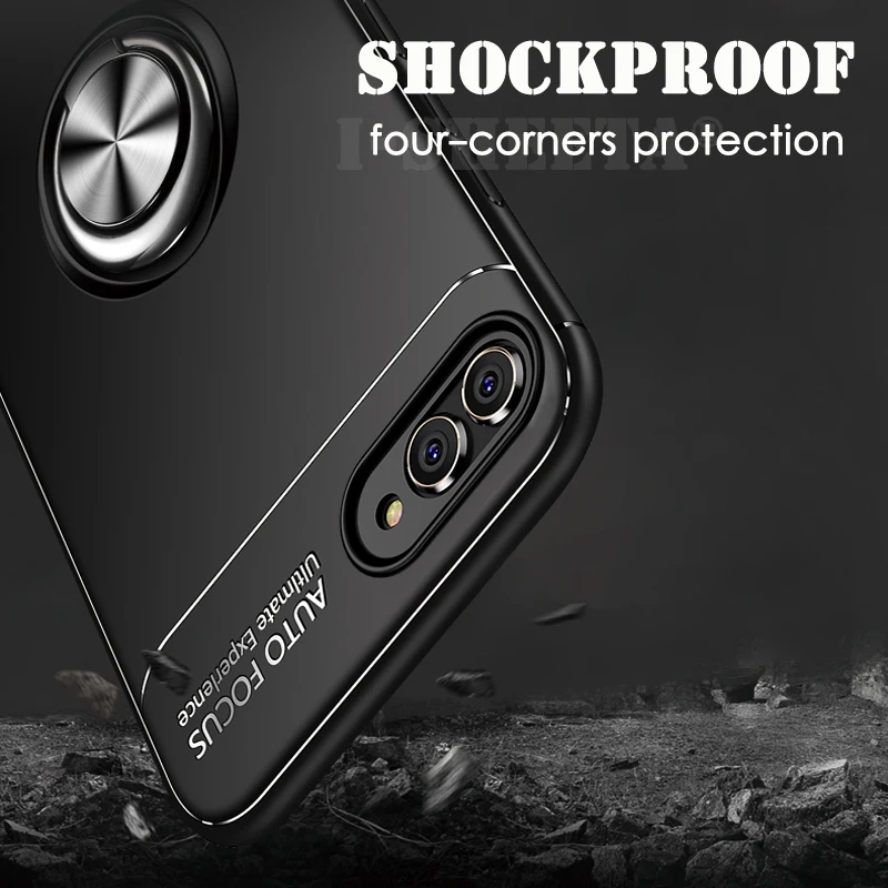 Hybrid Cover for OPPO R9 Plus F1 Global Version 360 Magnetic Finger Ring Holder kickstand Ultra thin Matte Soft TPU Case |