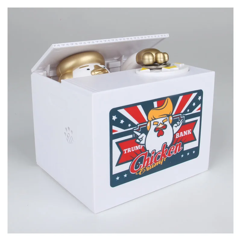 Новинка, креативная Электронная Копилка Трамп, большая копилка Дональда Трампа, причудливый подарок на Рождество