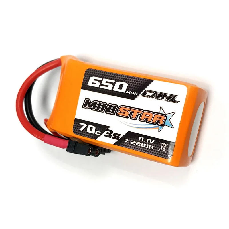 Cnhl Mini Star серии lipo Батарея 11.1 В 650 мАч 3 S 70c (макс. 140c) С xt30u плагин RC Батареи для