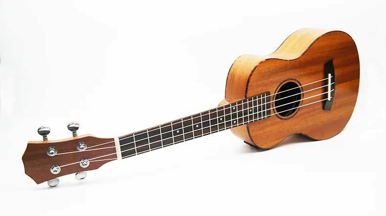 2" Концерт массив красного дерева Электрический 4 Strings Гавайская укулеле мини небольшой guita путешествия акустической гитары Уке гриф