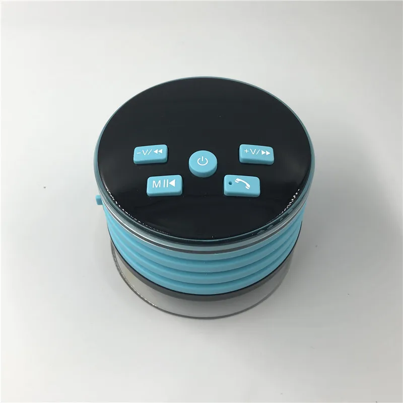HAAYOT IPX7 водонепроницаемый портативный Bluetooth динамик светодиодный светильник Душ беспроводной стерео BT присоска динамик s Hands-free Mic FM радио