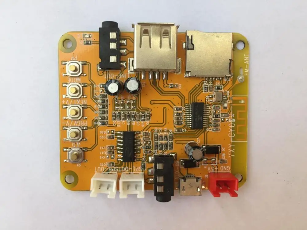 5 в беспроводной Bluetooth 4 2 аудио декодер плата с поддержкой FM MP3 WMA WAV FLAC APE