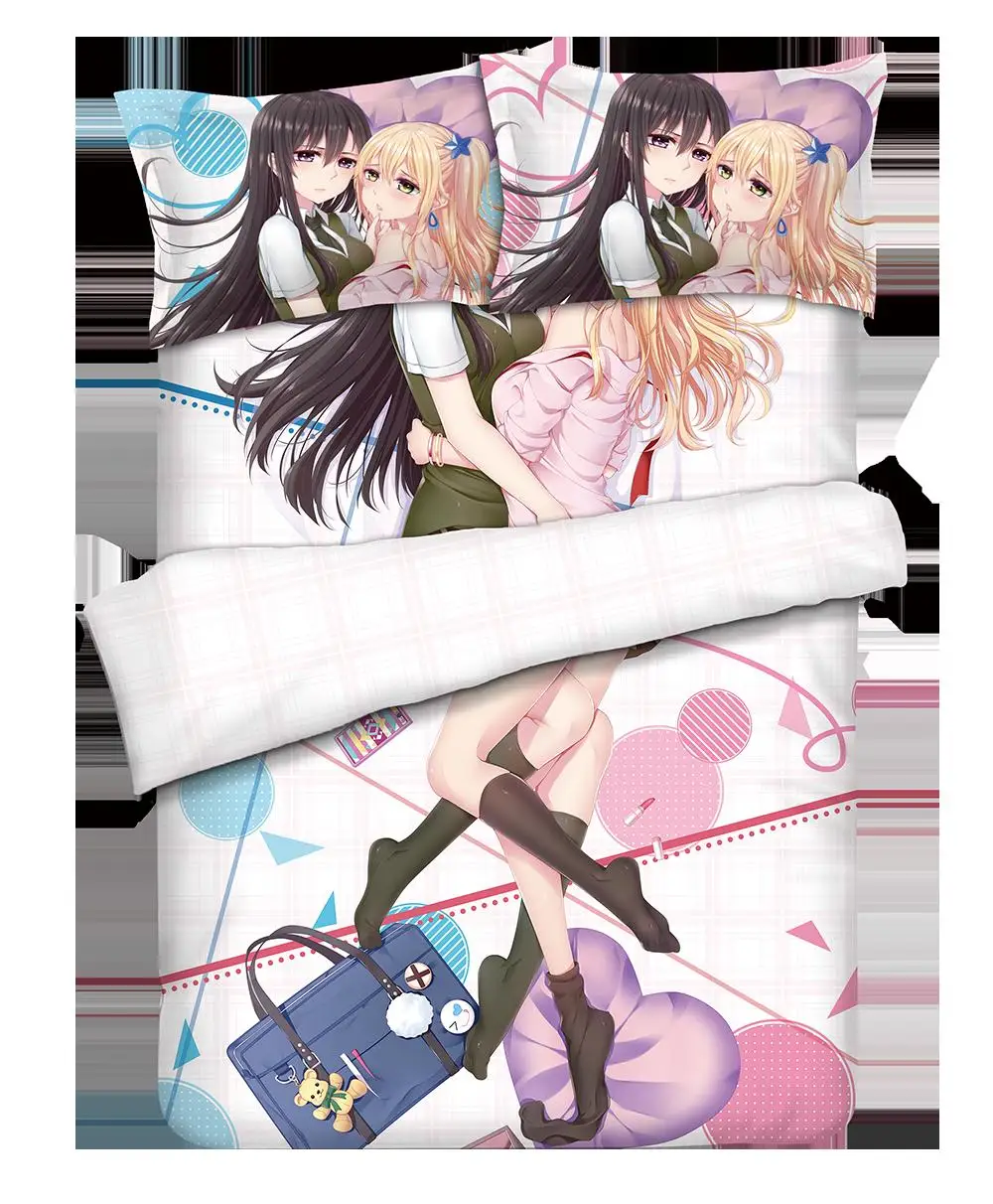 Японское аниме Цитрусовая кровать в стиле простыня или пододеяльник наборы с