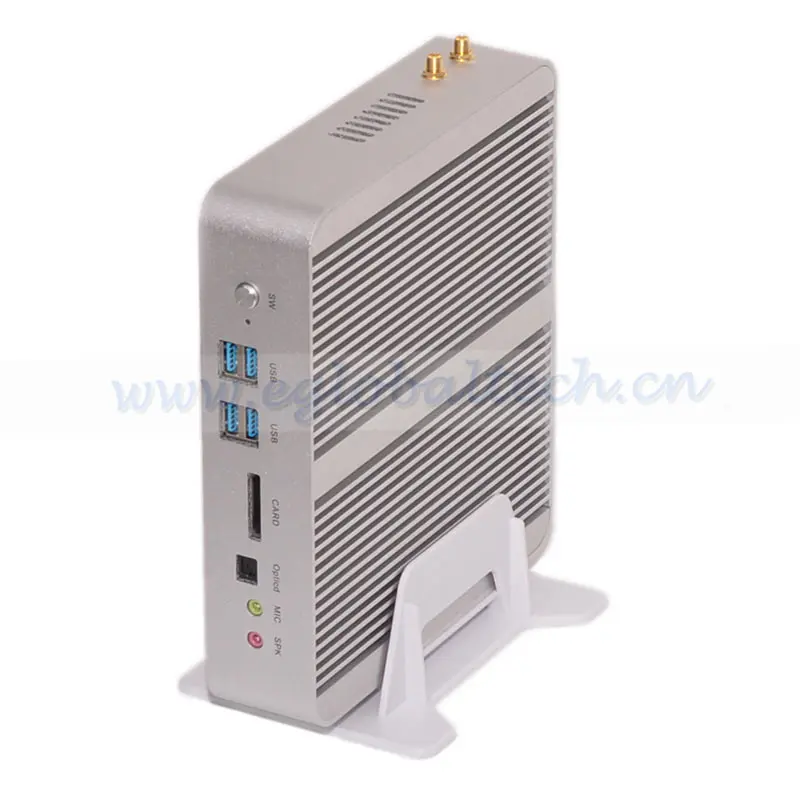 Процессор eglobal безвентиляторный HTPC Windows10 Новый мини ПК Classis i7 5500U 5550 uс Barebone I7