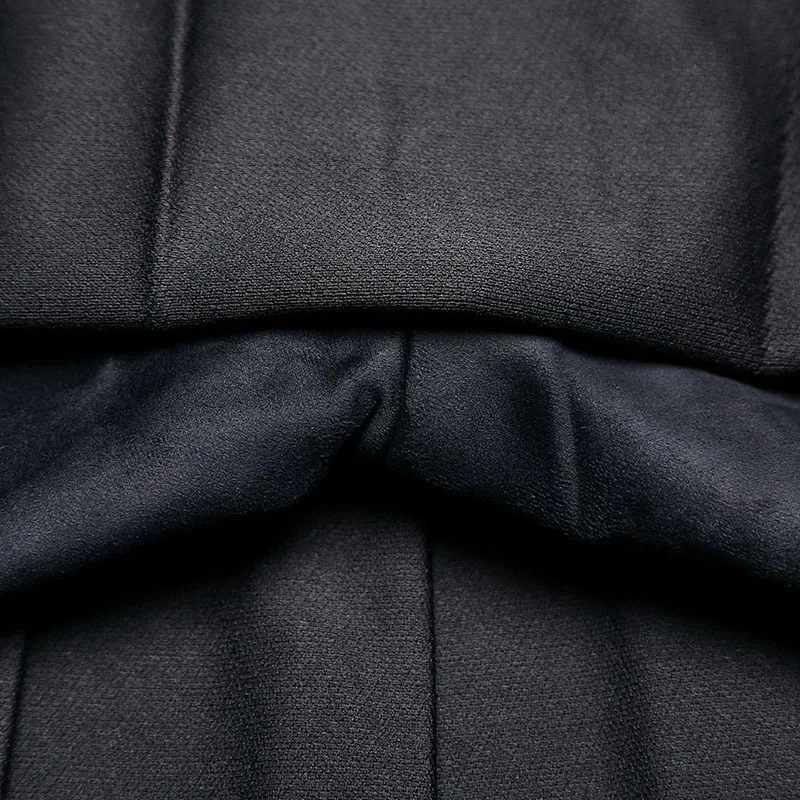 Uwback Плиссированные Юбки Женщины 2017 Новый Бренд Высокой Талией Замши юбки Черный