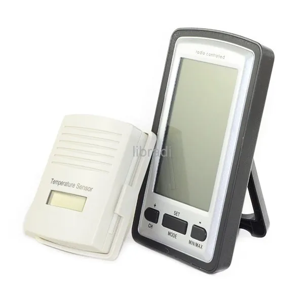 100 м беспроводная метеостанция температуры и влажности с датчиком