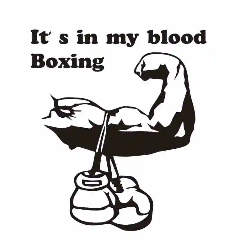 

Boxing Arm Glove Sticker Kick Boxer Play Car Decal Free Combat Posters Vinyl Striker Wall Decals Parede Decor