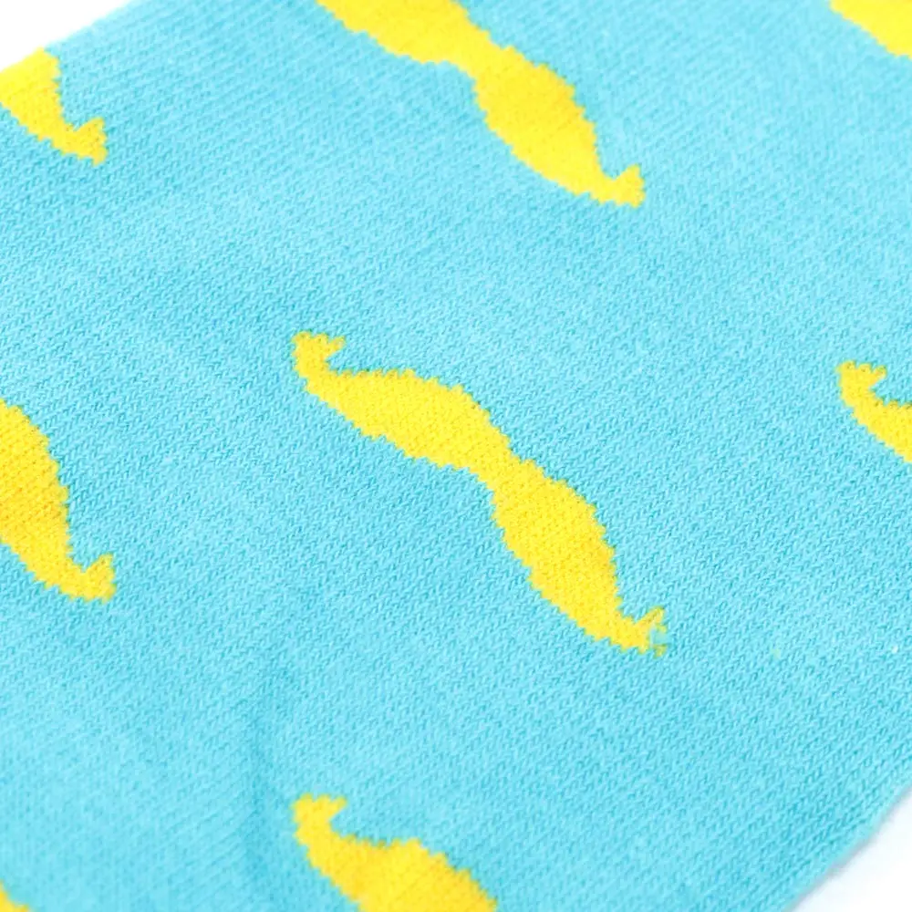 

1 Pair Fashion Casual Men Socks Cartoon Mustache Design Man Cotton Socks Casual Socks chaussette homme
