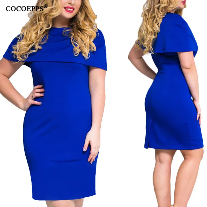 5XL 6XL 2019 лето для женщин размера плюс повседневное облегающее платье большого