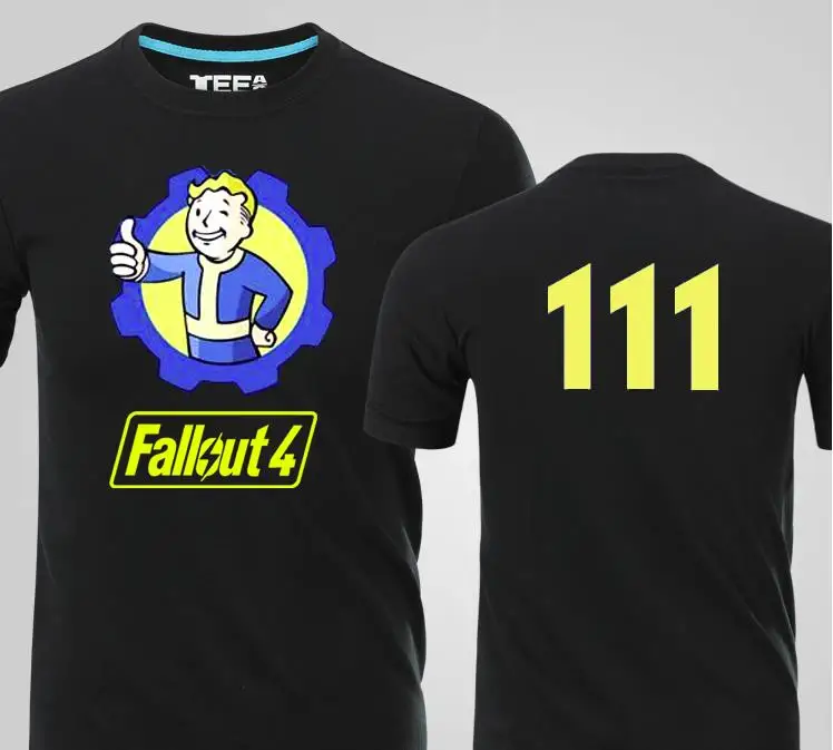 Футболки с принтом игры Fallout 4 111, мужские топы, летние повседневные футболки с коротким рукавом, хлопок, футболка высокого качества - Цвет: style3