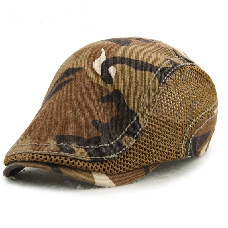 Мужские Берет летние камуфляжные берет gorras Планас boinas хлопок шляпы для мужчин