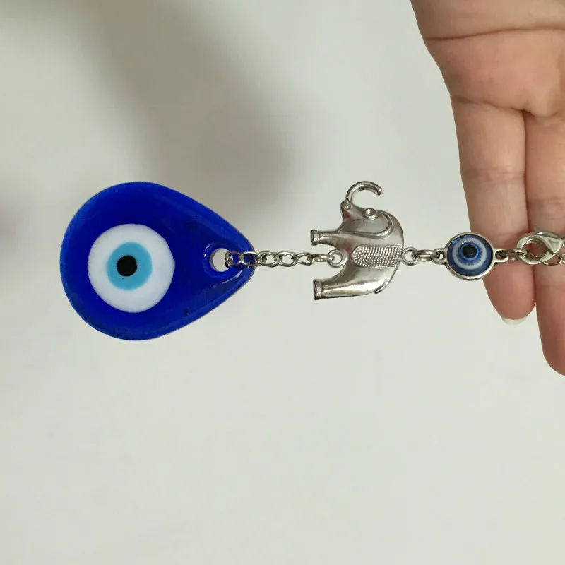 Турецкий зло голубой глаз Стекло Шарм Слон автомобиль амулет Назар Арабский