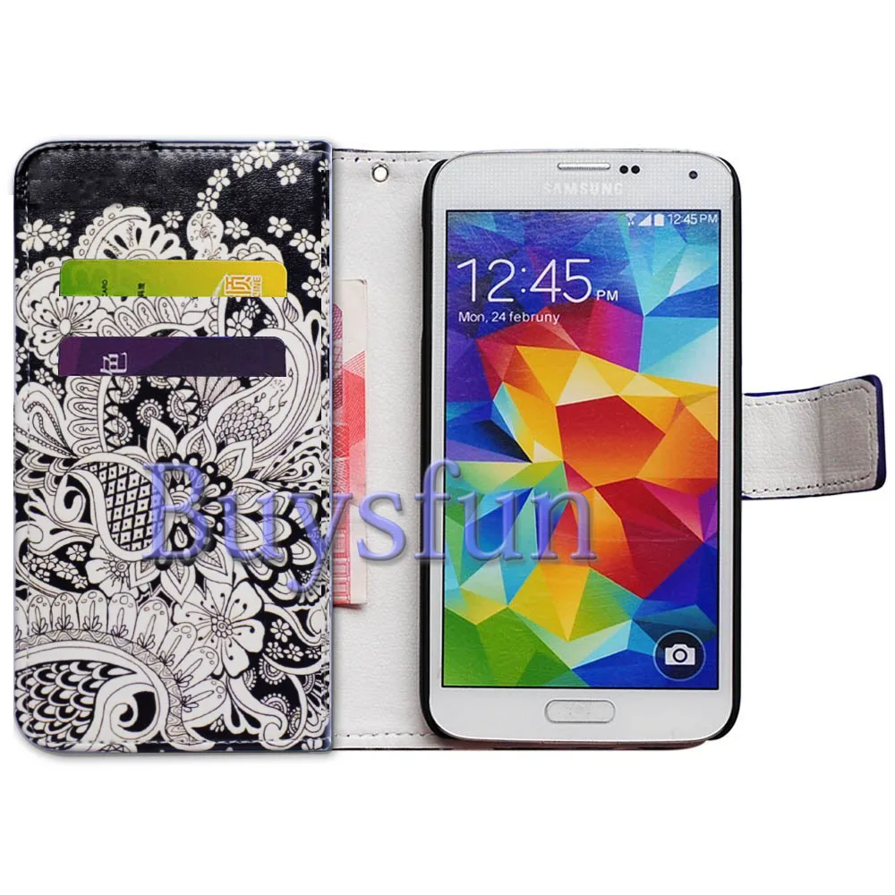 Bcov Бренд Белые Цветы Слот Стенд Кожаный Чехол Для Samsung Galaxy S3 103024033|case for xbox 360|case galaxy