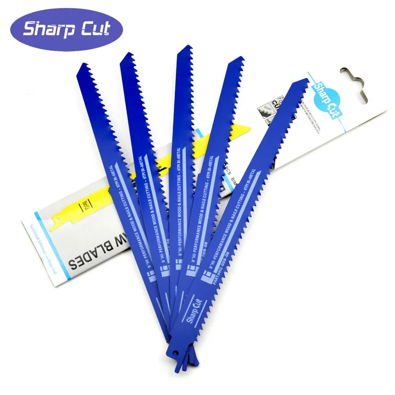 Bi-metal Reciprocation пильный диск sabre пильный диск 9 дюймов 6TPI для быстрой резки древесины, ногтей, пластиковые сабельные пилы резак US$ 30