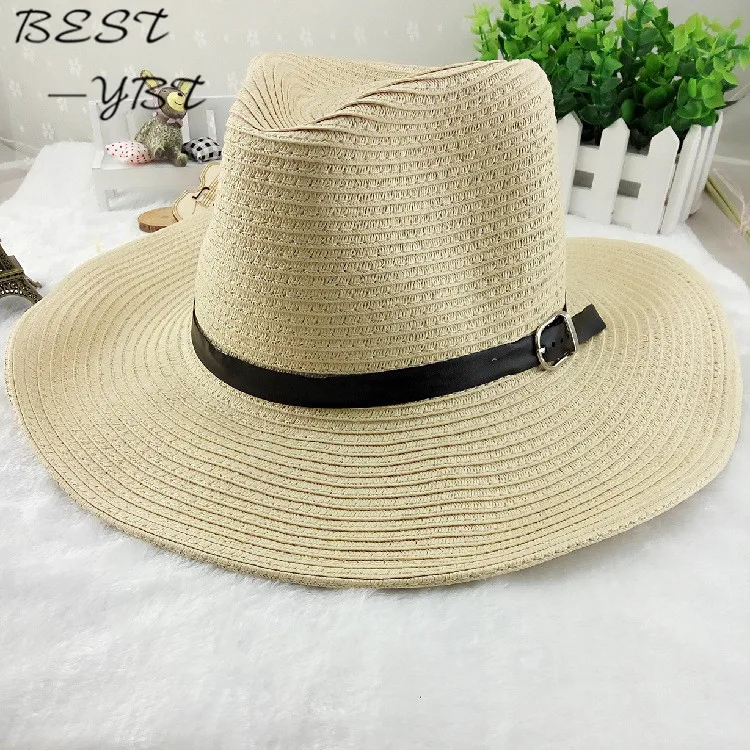 Ковбойская мужская пляжная Большая складная Солнцезащитная шляпа на весну и