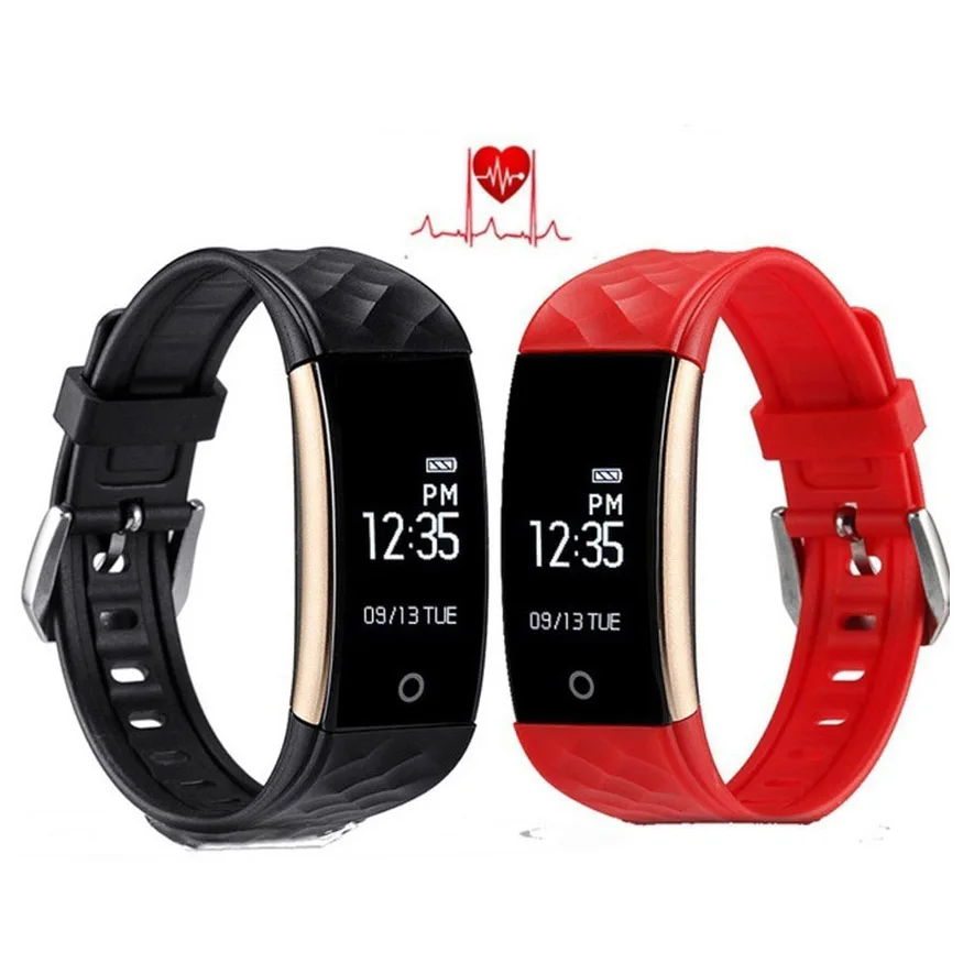 S2 Bluetooth Smart Band Браслет Heart Rate Мониторы IP67 Водонепроницаемый SmartBand браслет для Android
