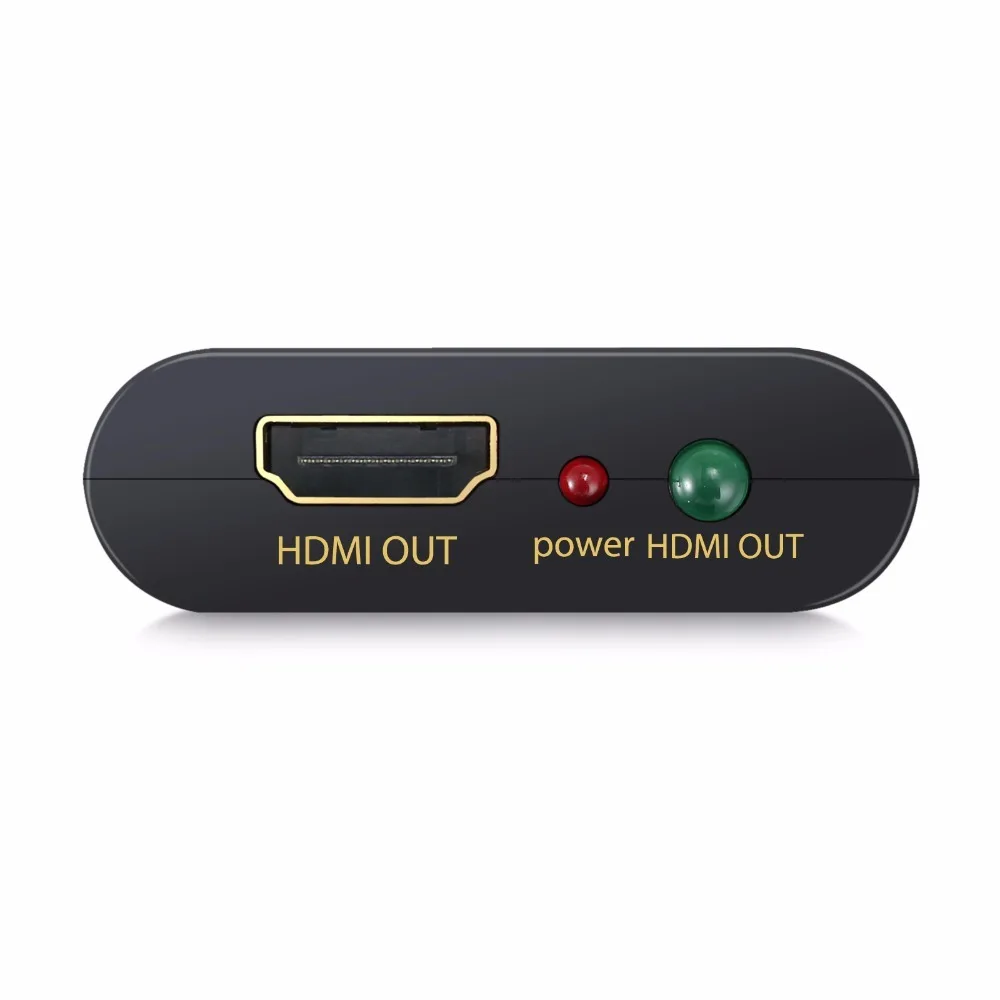Адаптер LiNKFOR VGA HDMI совместимый преобразователь кабеля с поддержкой аудио для HDTV
