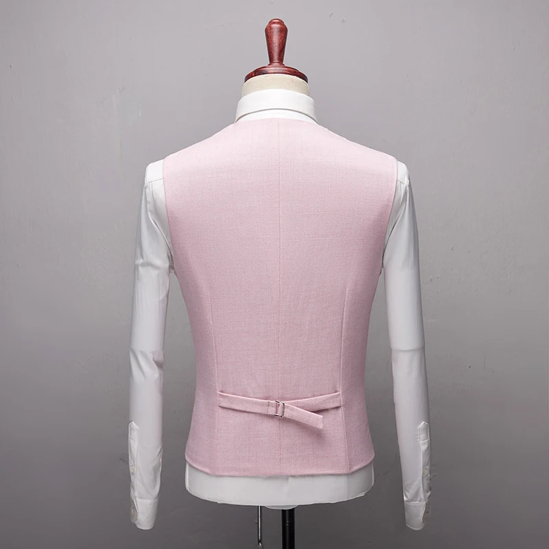 Мужские розовые смокинги формальные для свадьбы смокинга с зубчатыми отворотами
