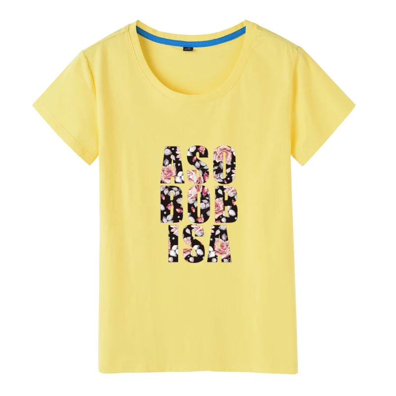 2018 summer clothing for Women T shirt harajuku top crop female fashion camiseta mujer cotton as bob is a T-Shirt Women's tops | Женская
