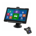 KMDRIVE 7-дюймовый емкостный сенсорный автомобильный навигатор, GPS-навигатор, спутниковая навигация, 2568 ГБ, Bluetooth, стандартная камера заднего вида, бесплатные карты