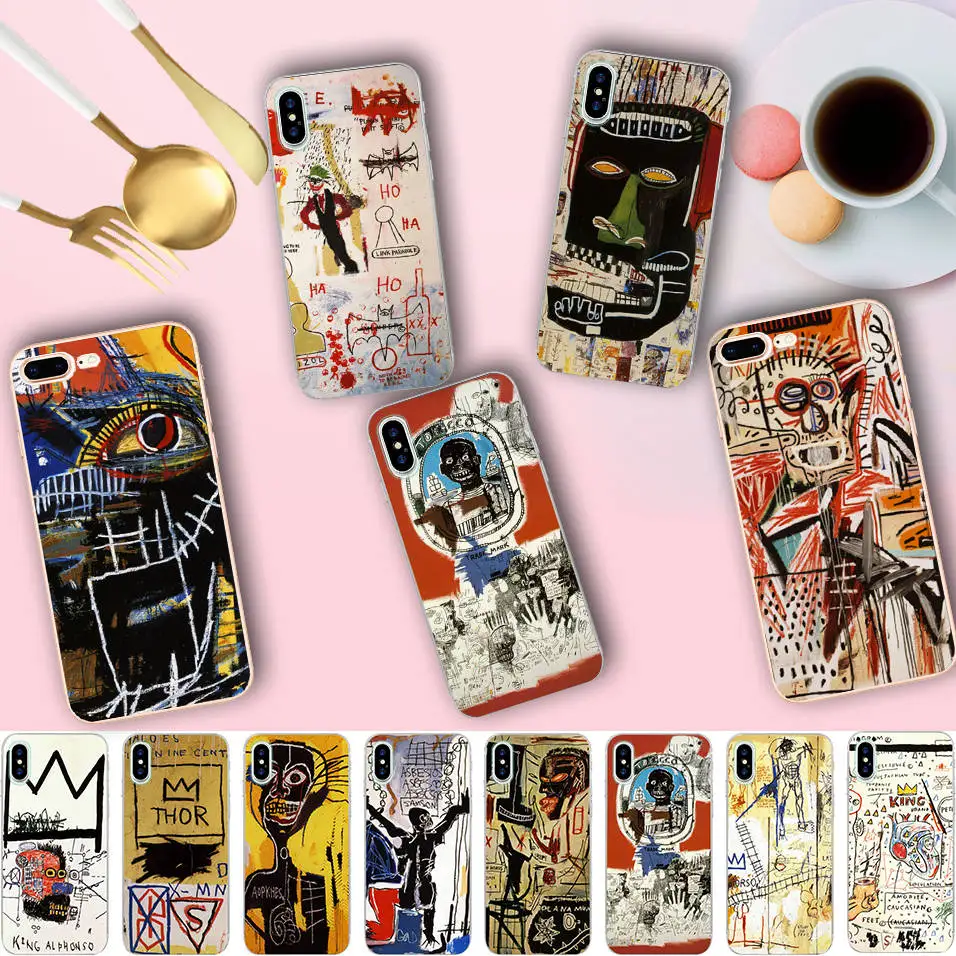Jean Michel Basquiat чехол для iPhone X 5 S 5S XR XS Max 6 6S 7 8 Plus Мягкий силиконовый телефона |