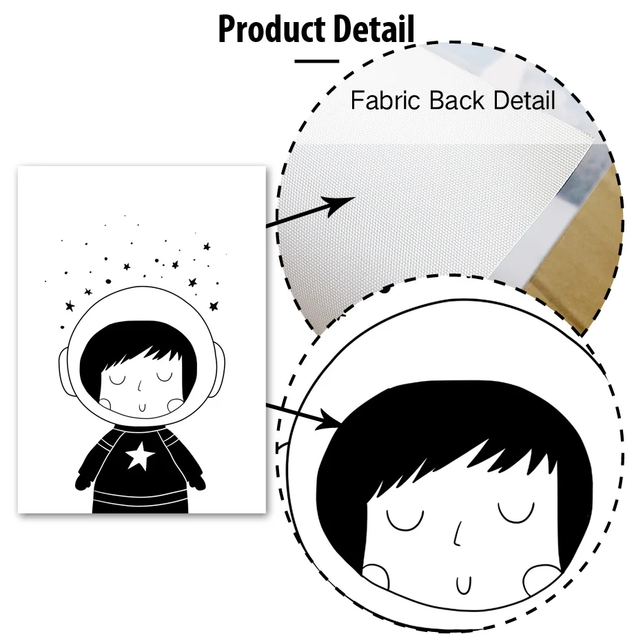 Мальчик медведь стены искусства печати холст живопись скандинавские плакаты и