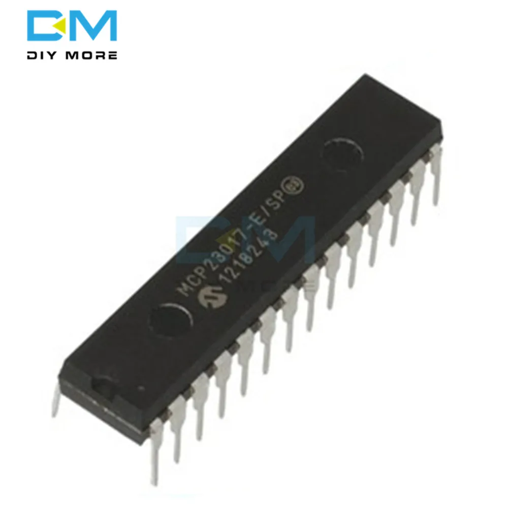 MCP23017 E/SP DIP 28 16 битный экспандер ввода/вывода с интерфейсом I2C IC|expander i2c|c c |