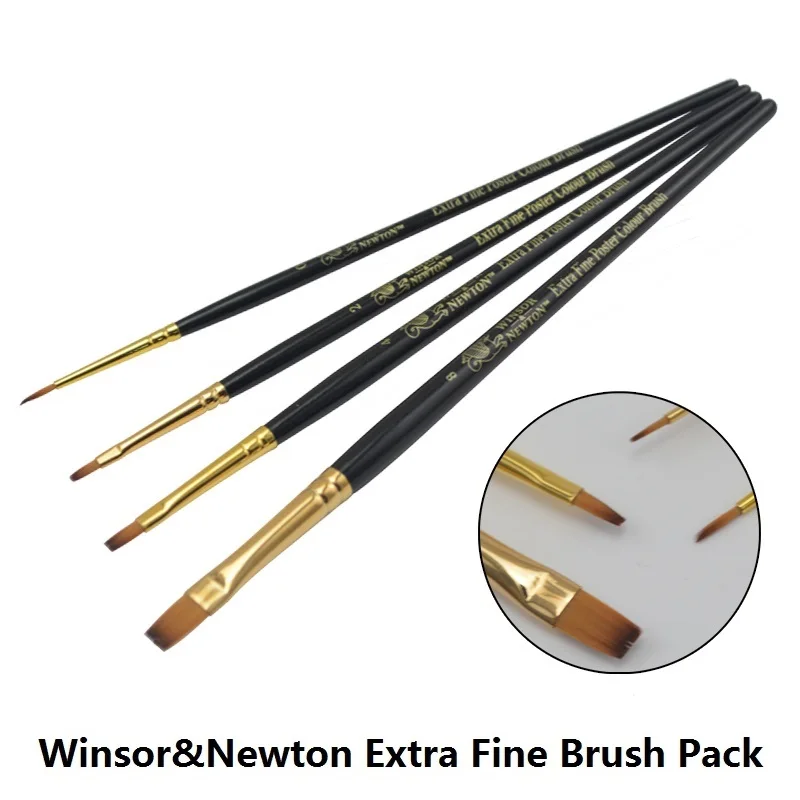 WINSOR & NEWTON нейлоновые кисти для рисования акварельные гуаши акриловых красок