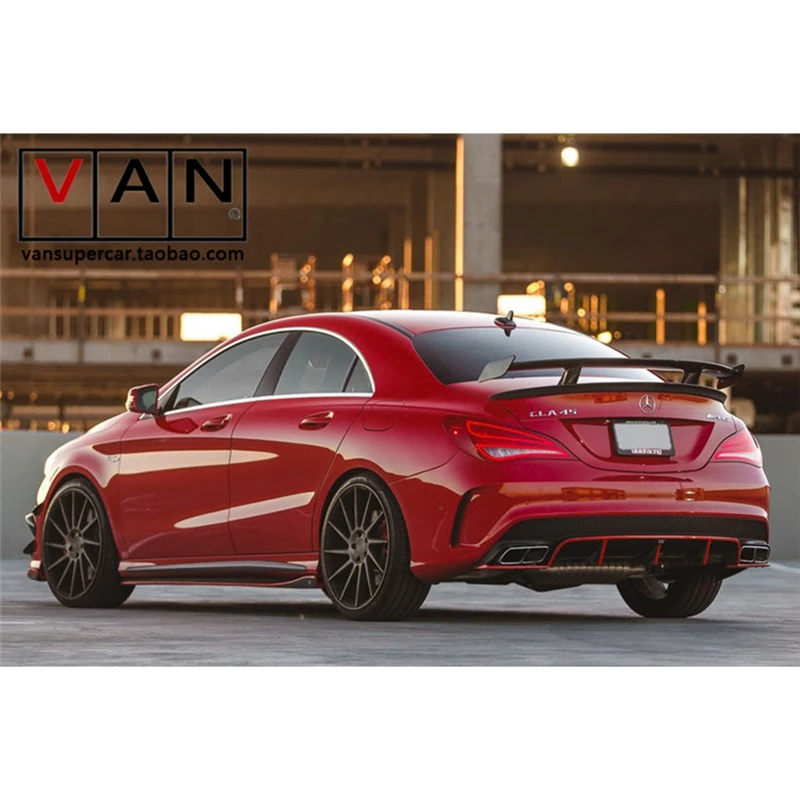 GT Spoiler Wing Lid For Mercedes - Benz CLA CLASS W117 CLA45 Carbon Fiber Rear Trunk 2013 2014 2015 2016 | Автомобили и мотоциклы