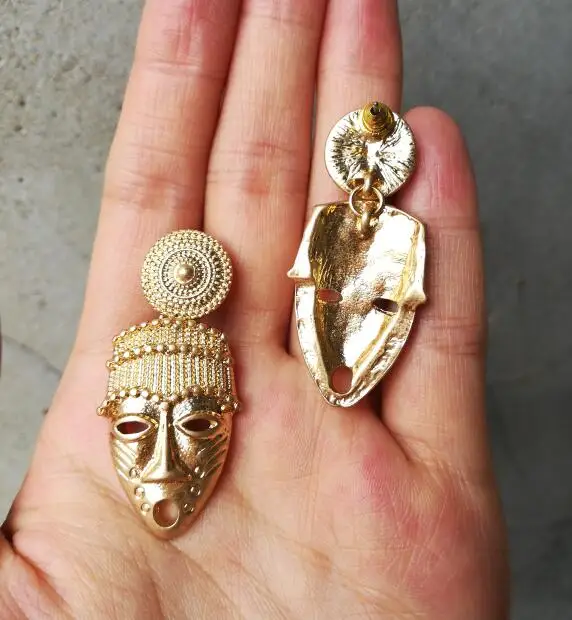 Серьги гвоздики геофигурки в стиле ретро 3422|Серьги-гвоздики| |