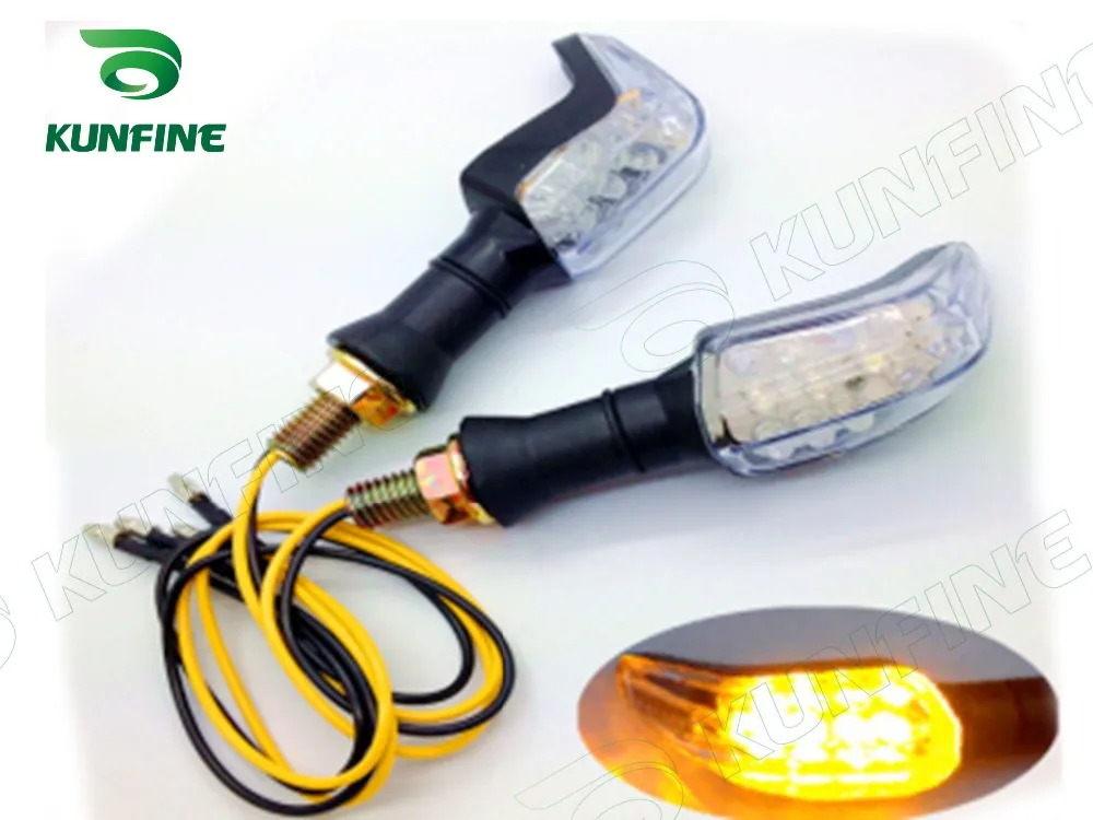 KUNFINE 12V Универсальный мотоцикл с пентаграммой указатели поворота Указатели