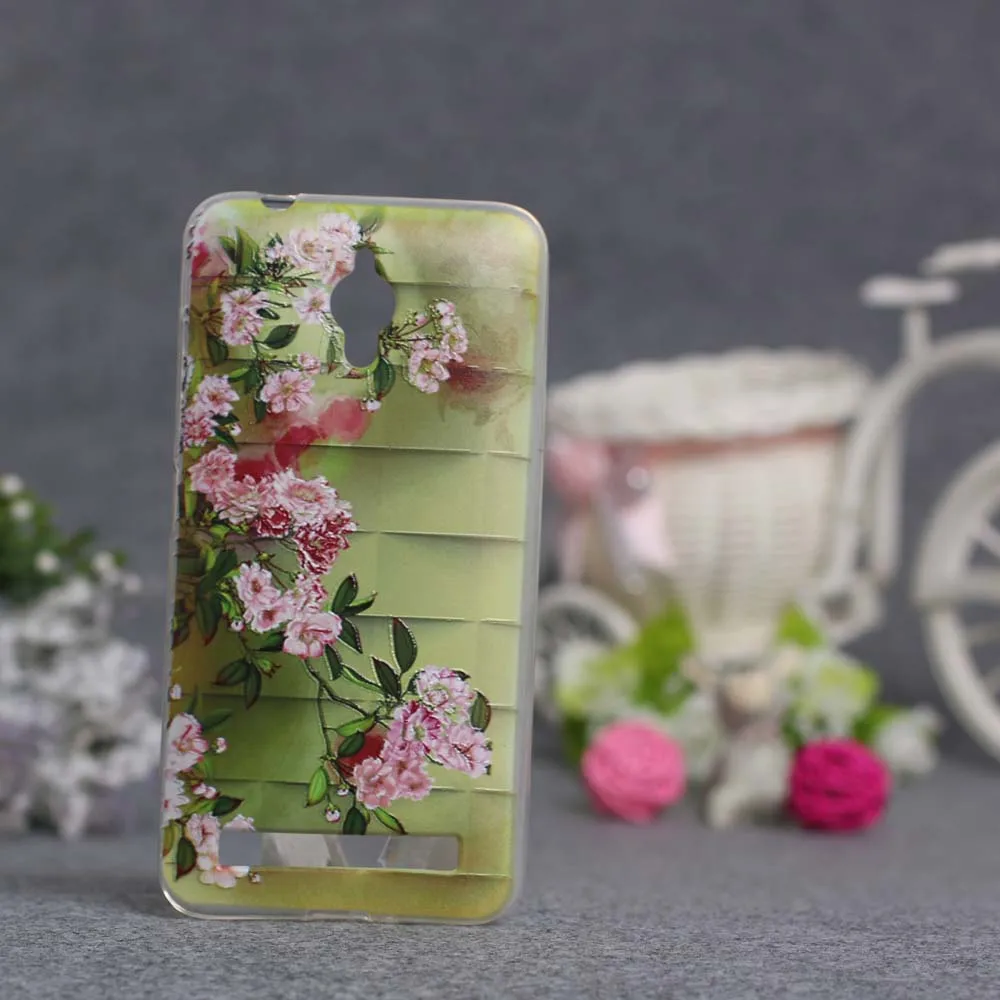 Роскошный чехол для телефона Asus Zenfone GO ZC500TG 3D рельефный Мягкий силиконовый из ТПУ