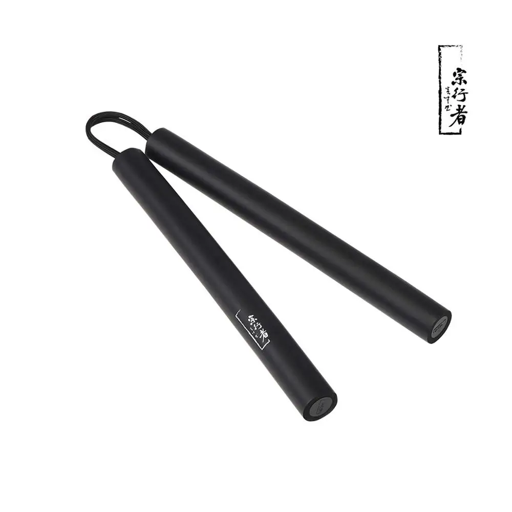 Боевые искусства уровень тхэквондо в Nunchakus дети Веревка Цепи nunchaku юный ребенок кунг-фу ушу нунчаки тренер начинающих - Цвет: 250mm black