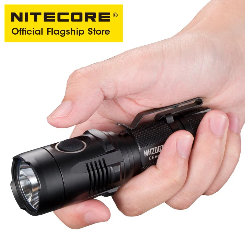 Фонарик NITECORE MH20GT перезаряжаемые сильный свет с литиевой батареей